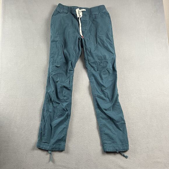 Topo Designs Dirt Pants Mens Medium Canvas Pull On Drawstring Outdoor Hiking - Picture 1 of 13